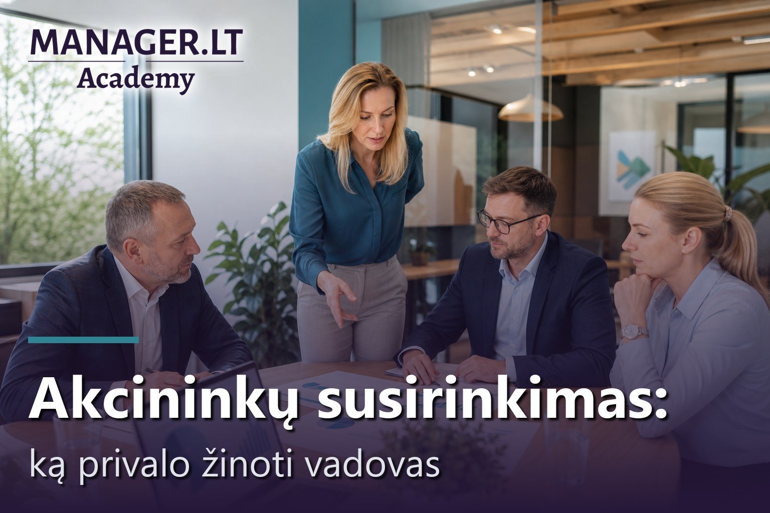 Vadovai ir akcininkai aptaria metinę finansinę ataskaitą per akcininkų susirinkimą