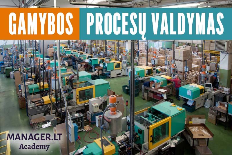 Efektyvus gamybinių procesų valdymas - mokymai vadovams kursai