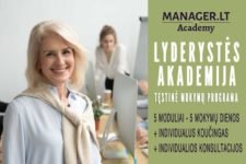 Manager.LT lyderystės akademija - lyderystės mokymai - testinė mokymų programa