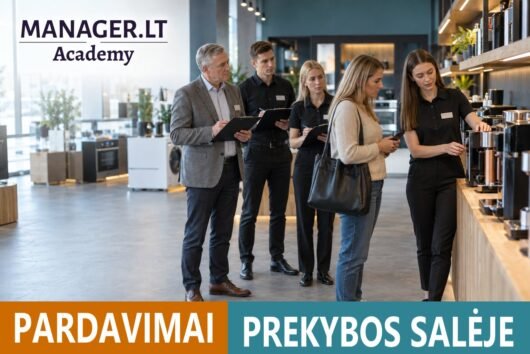 Pardavimai prekybos salėje