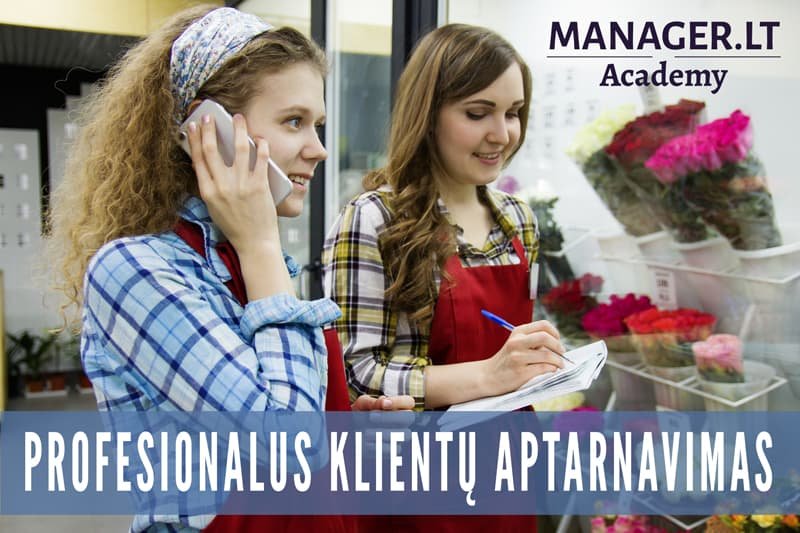 Profesionalus klientų aptarnavimas, Manager.LT Akademija mokymai